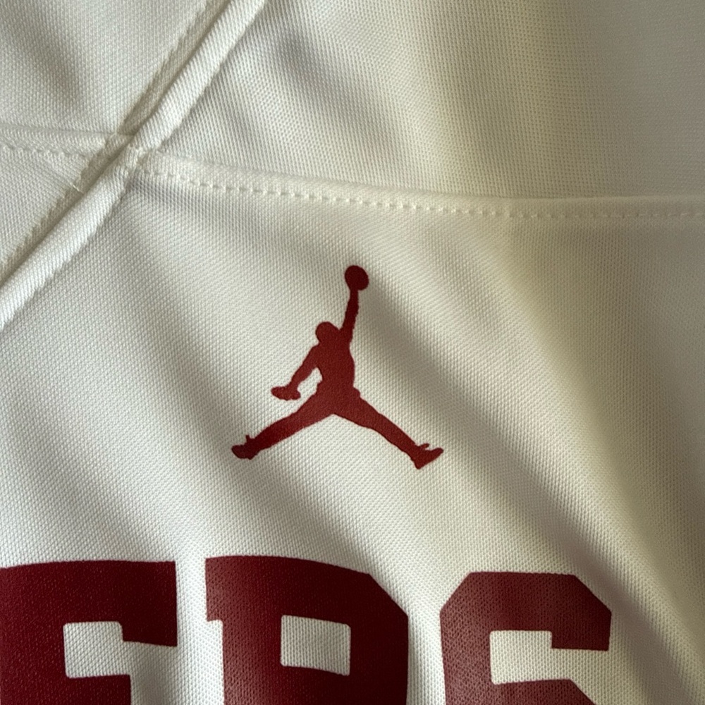 Men’s Nike Michael Hawkins Jr. #9 Oklahoma Sooners Football Jersey Sz L - RARE - Picture 5 of 6